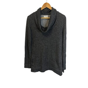 LOU & GREY LOFT Women’s Small Top Long Sleeve Funnel Neck Tunic Shirt S